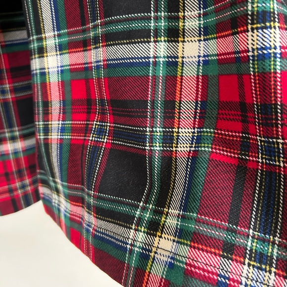 Lauren Ralph Lauren Womens M Plaid Toggle Jacket Faux Fur Collar Preppy NWT - Picture 8 of 16